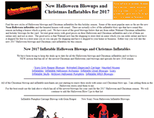 Tablet Screenshot of halloweenblowups.com